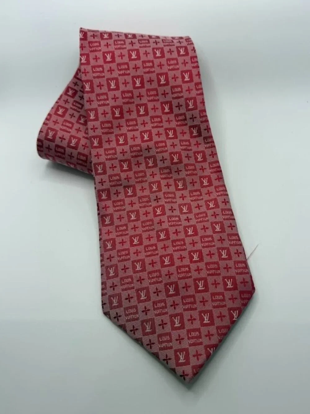 Classic Monogram Tie Elegant Statement Style Accessory